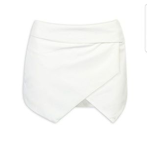 XS White Charles Richards skort